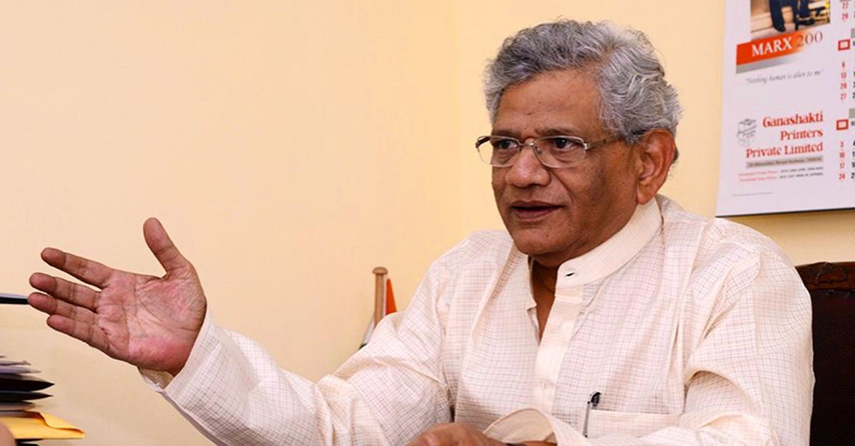 CPI(M) महासचिव सीताराम येचुरी ने कही बड़ी बात, बोले - 'शेयर मार्केट को प्रभावित करने के लिए थे एग्जिट पोल'