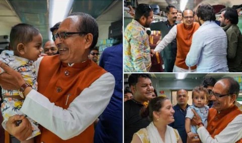 Video: ट्रेन में अचानक दिखे शिवराज, मामा के साथ सेल्फी लेने के लिए लगी भीड़, देखें वीडियो