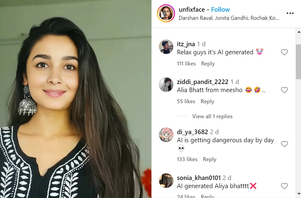 आलिया भट्ट का एक और डीपफेक वीडियो हुआ वायरल, फैंस ने जाहिर की नाराजगी, कहा- ''ये खतरनाक ..''