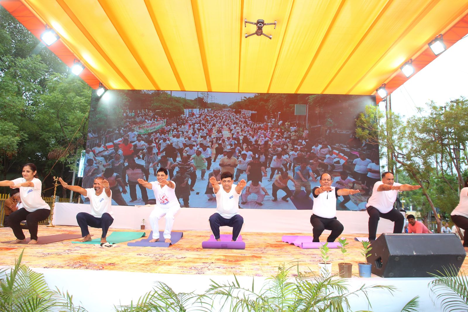 योग मित्र अभियान के तहत 3000 से अधिक नागरिकों ने किया योगाभ्यास