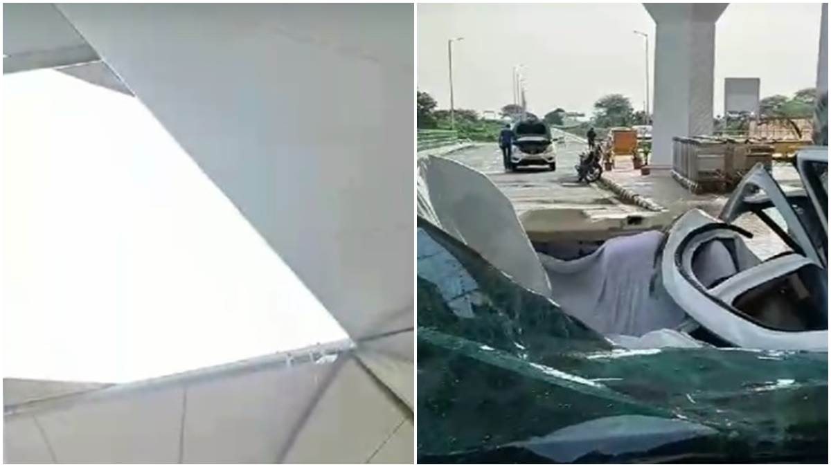 Jabalpur : पहली बरसात में खुली पोल, 450 करोड़ रूपए की लागत से बने डुमना एयरपोर्ट का छज्जा गिरा, बाल-बाल बचे पैसेंजर