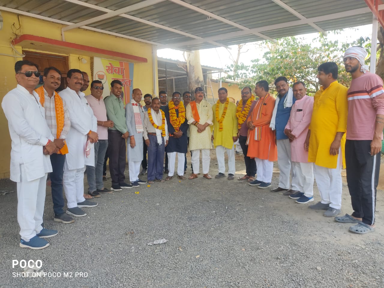 सेवा सदन में 'चारधाम' यात्रा पर जाने वाले भक्तों का पुष्पमाला से हुआ स्वागत