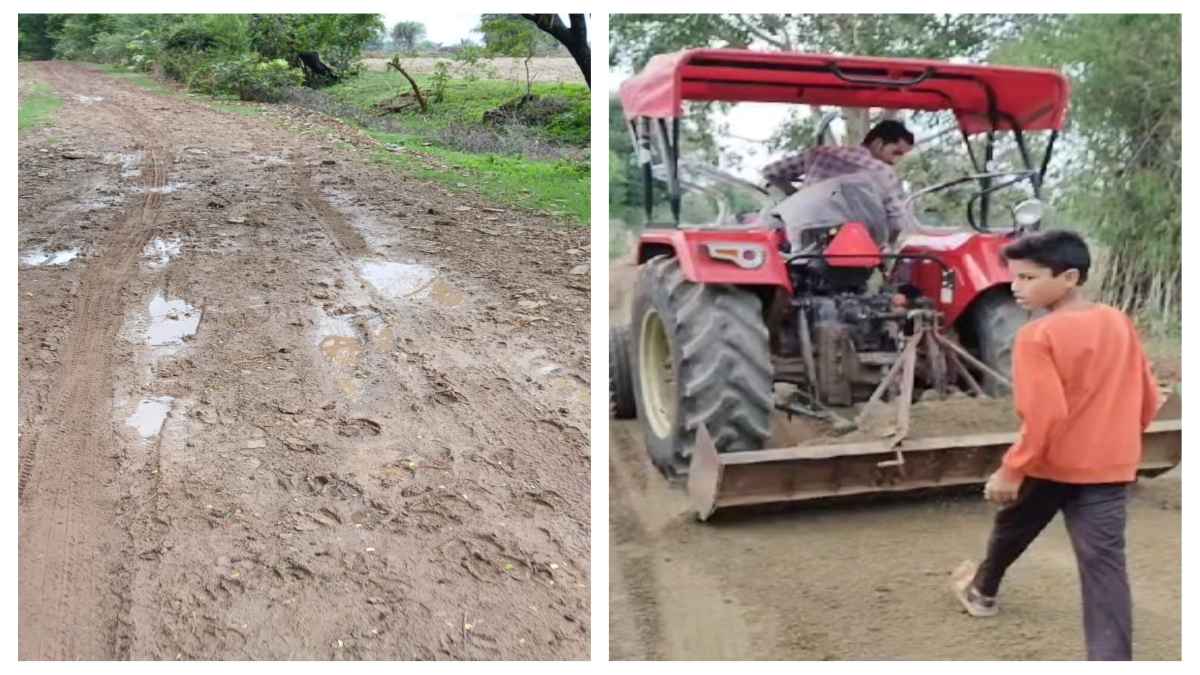 अधिकारियों की अनदेखी से परेशान ग्रामीण बने 'दशरथ मांझी', चंदा जुटाया और खुद मजदूरी कर बना दी सड़क