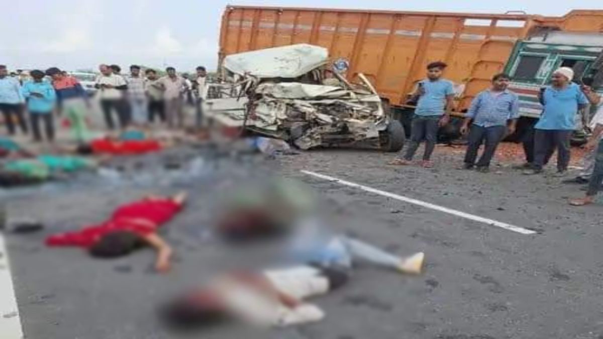 भीषण सड़क हादसा : श्योपुर के 9 तीर्थयात्रियों की राजस्थान में मौत, 4 गंभीर घायल