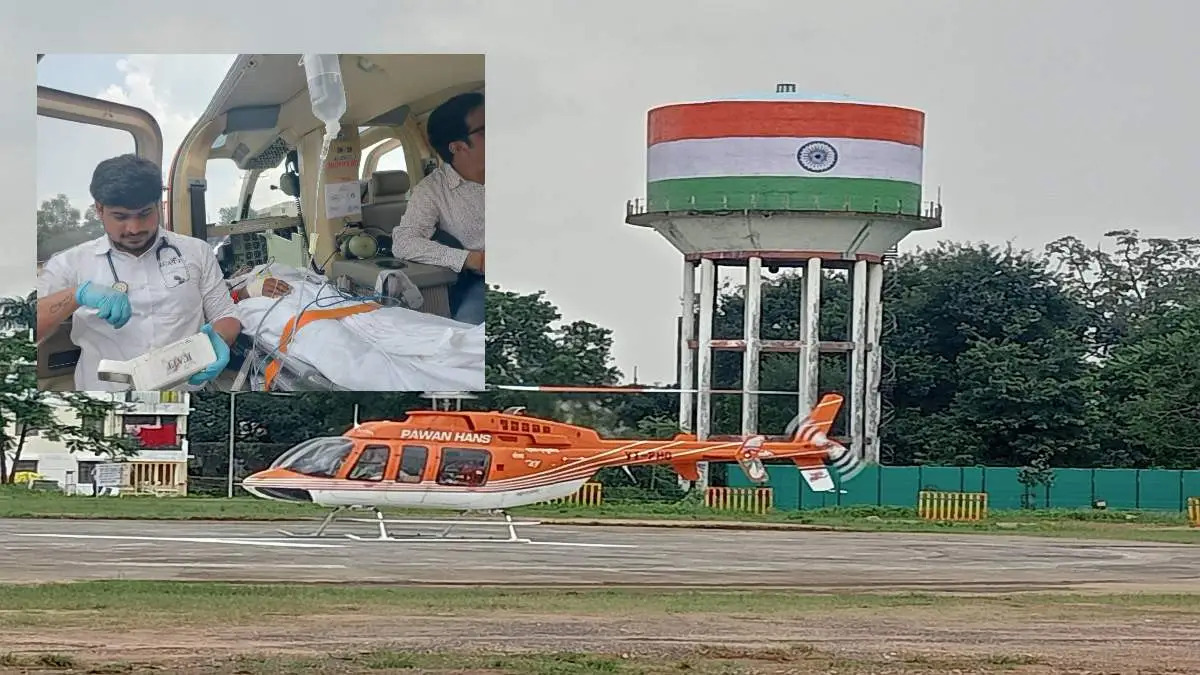 मजदूर को CM मोहन यादव की पहल पर मिली एयर एम्बुलेंस सर्विस, समय रहते पहुंचे भोपाल