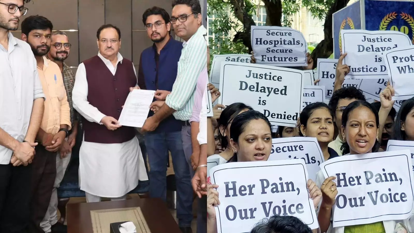 रेजिडेंट डॉक्टरों ने खत्म की हड़ताल, स्वास्थ्य मंत्री नड्डा ने दिया सुरक्षा का आश्वासन, आज से जांच शुरू करेगी CBI