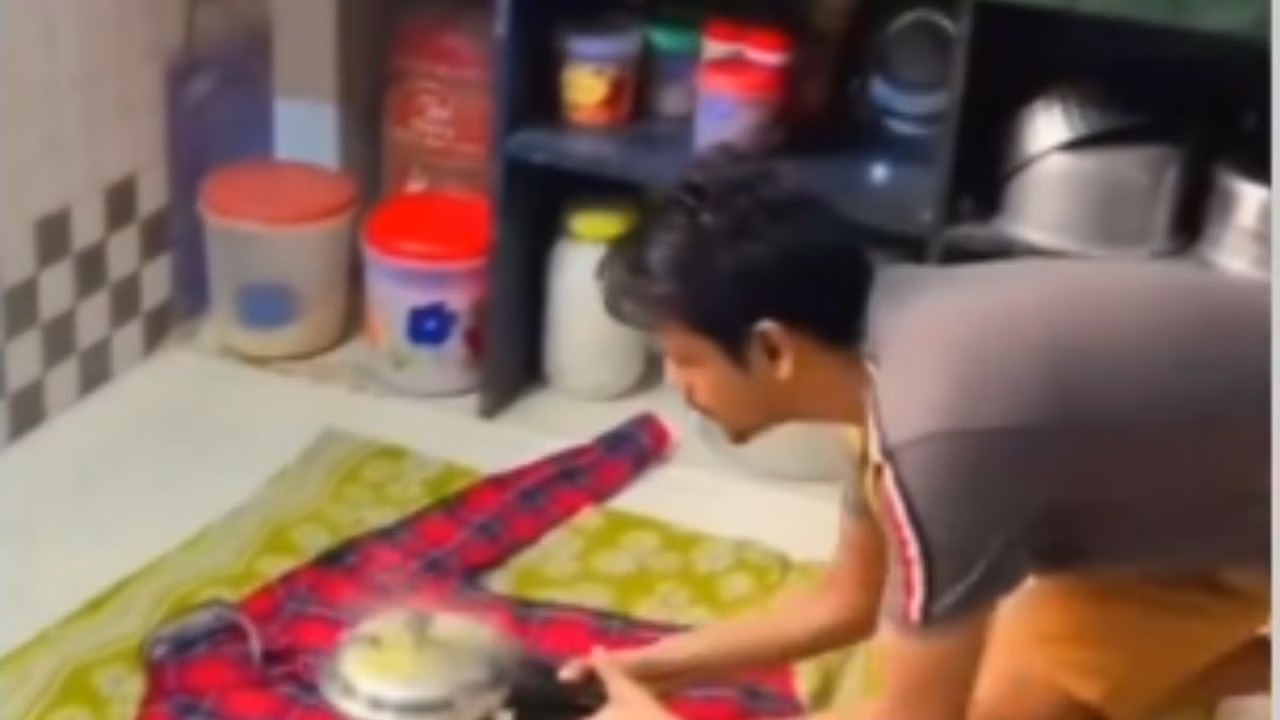 Viral Video: शख्स ने नए तरीके से किया प्रेशर कुकर का इस्तेमाल, सोशल मीडिया पर वायरल हो रहा है Video