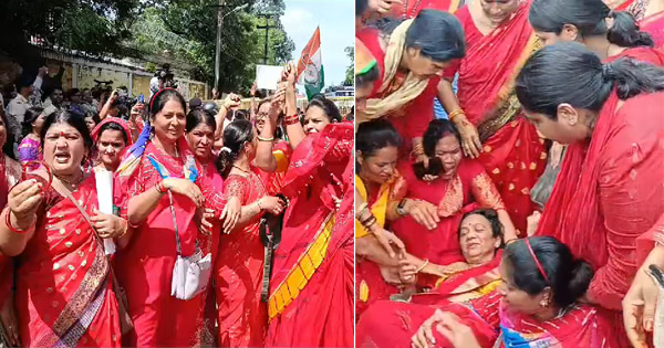 भोपाल में कांग्रेस का नारी न्याय आंदोलन, महिला कांग्रेस प्रदेश अध्यक्ष हुईं बेहोश, मचा हड़कंप