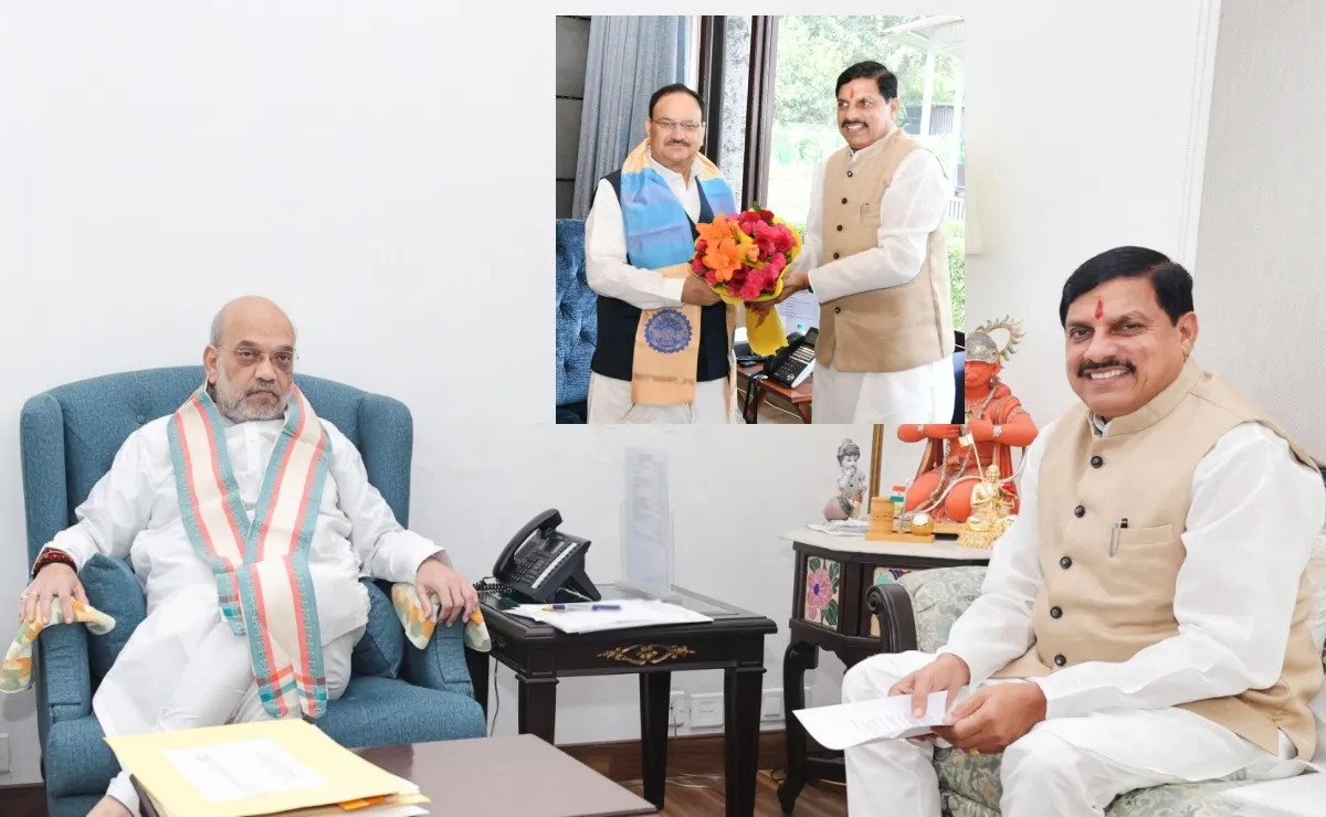 अमित शाह-जेपी नड्डा से की मुख्यमंत्री मोहन यादव ने मुलाकात, कई मुद्दों पर की चर्चा