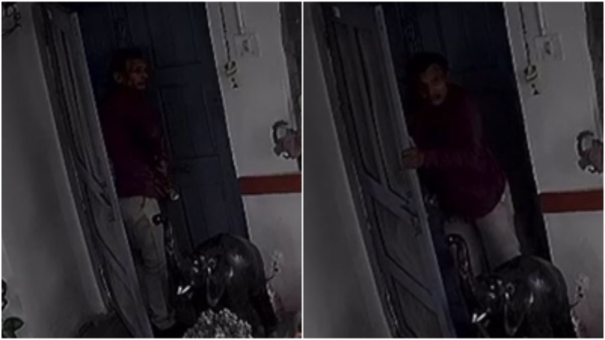 डिप्टी कलेक्टर के घर चोरी, ताला तोड़कर अंदर घुसा चोर, सीसीटीवी में कैद हुई घटना