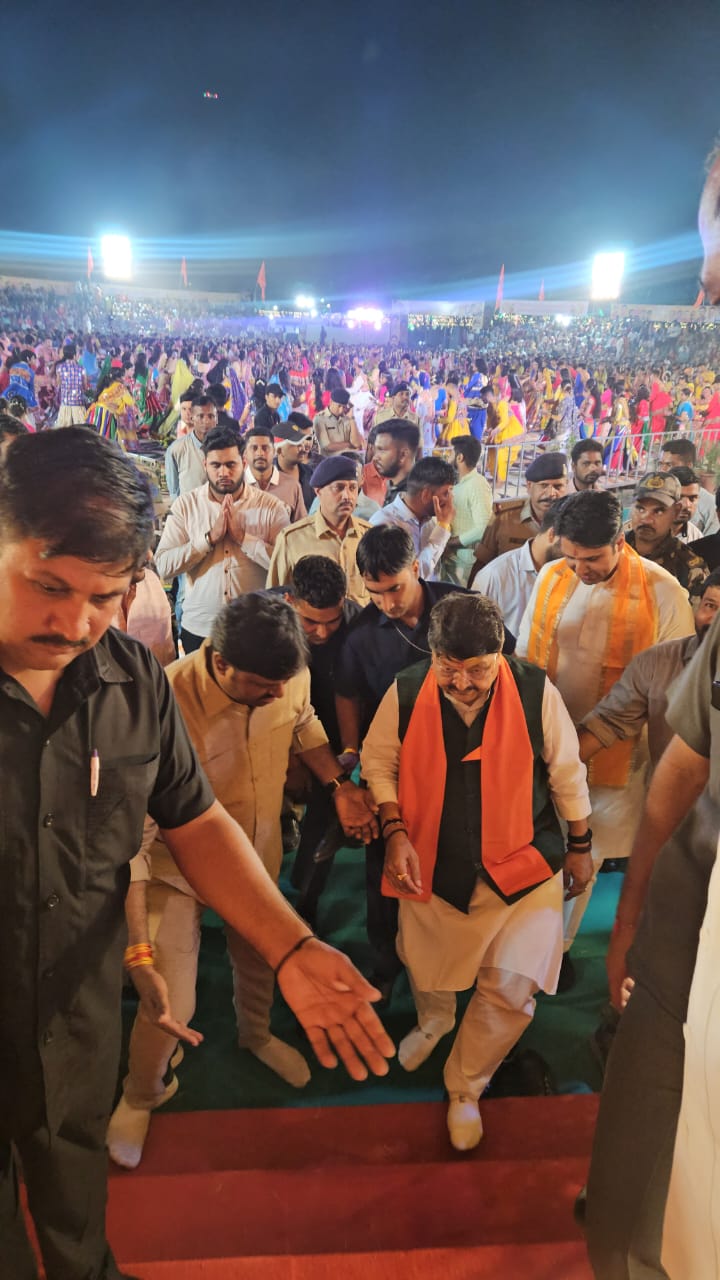 लालबाग पैलेस में गरबा महोत्सव की धूम