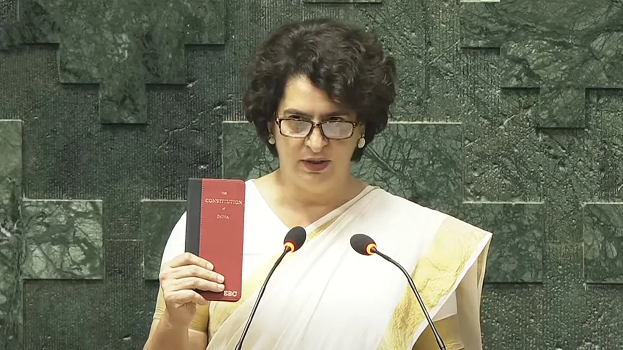 Priyanka Gandhi Oath