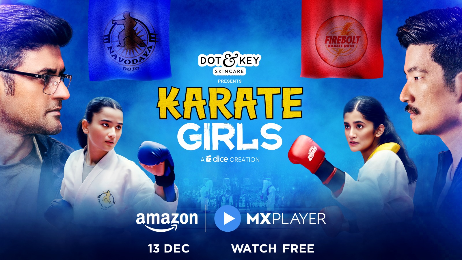 अमेज़न MX प्लेयर और डाइस मीडिया ने अपने आने वाले प्रेरणादायक श्रृंखला कराटे गर्ल्स का ट्रेलर जारी किया