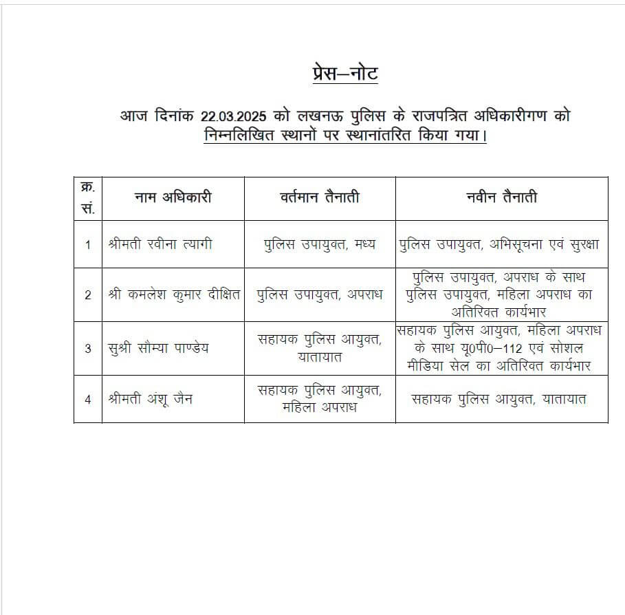 Officers Transfer