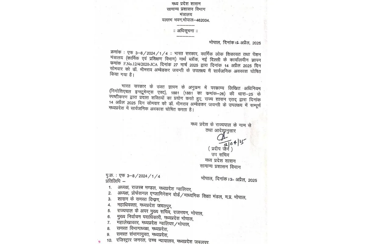 प्रदेश में इस दिन बंद रहेंगे स्कूल-कॉलेज सहित सभी सरकारी दफ्तर, आदेश हुआ जारी