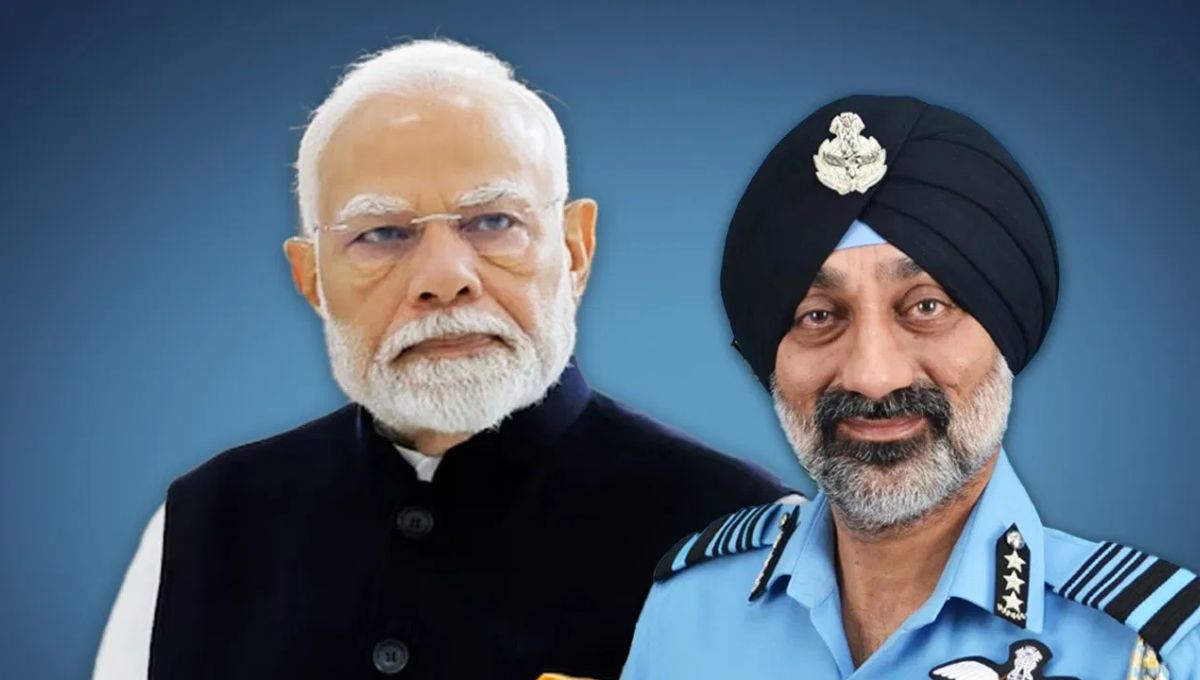 PM Modi Air Force Chief meets