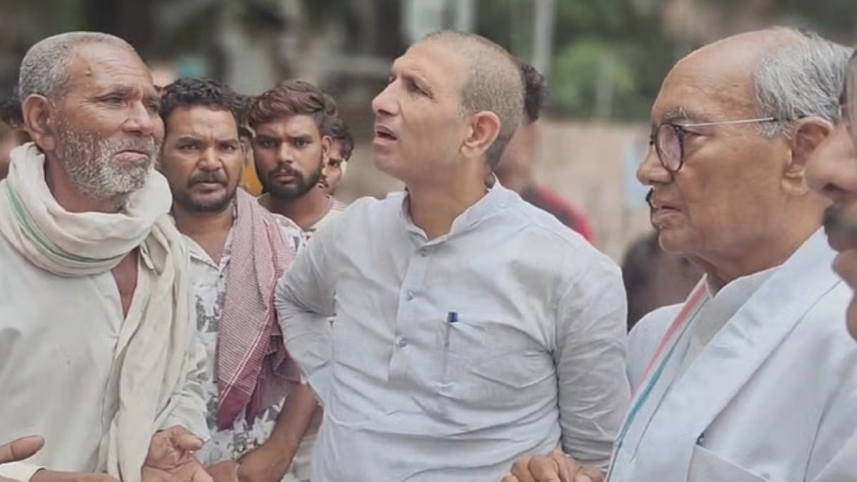 भोपाल में शोभा यात्रा के दौरान युवक की हत्या, परिजनों से मिलने हमीदिया पहुंचे कांग्रेस नेता दिग्विजय और जीतू पटवारी
