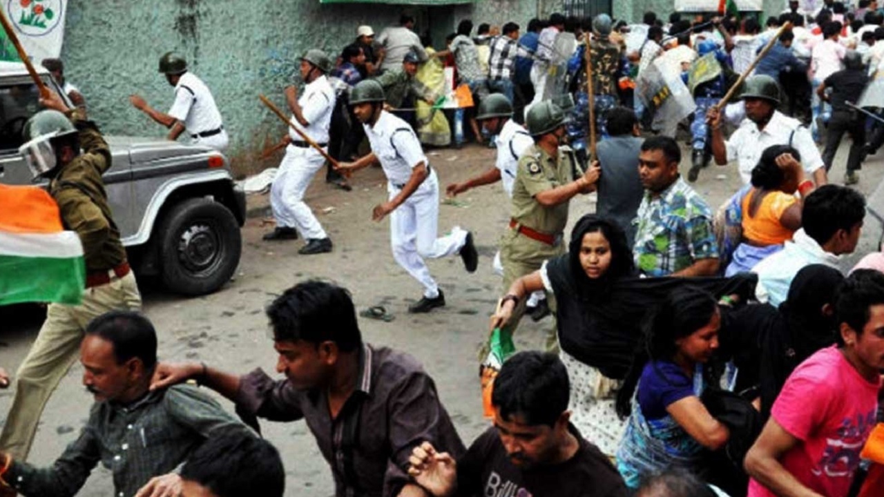 पश्चिम बंगाल में भारत बंद का बवाल, TMC और ट्रेड यूनियन कार्यकर्ताओं के बीच झड़प