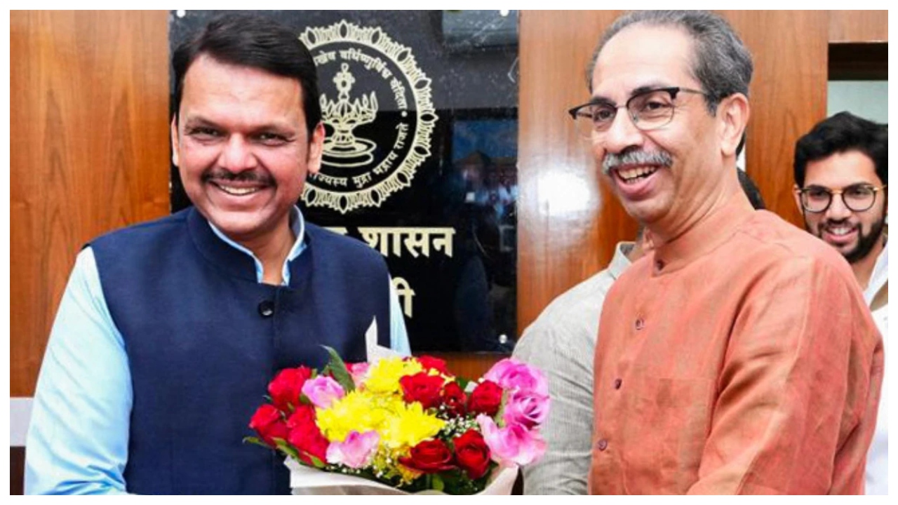 फडणवीस से उद्धव ठाकरे से मुलाकात