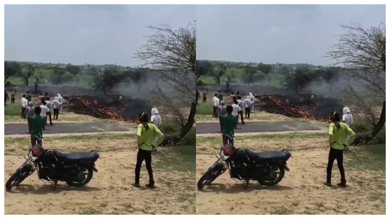 राजस्थान के चुरु में प्लेन क्रैश