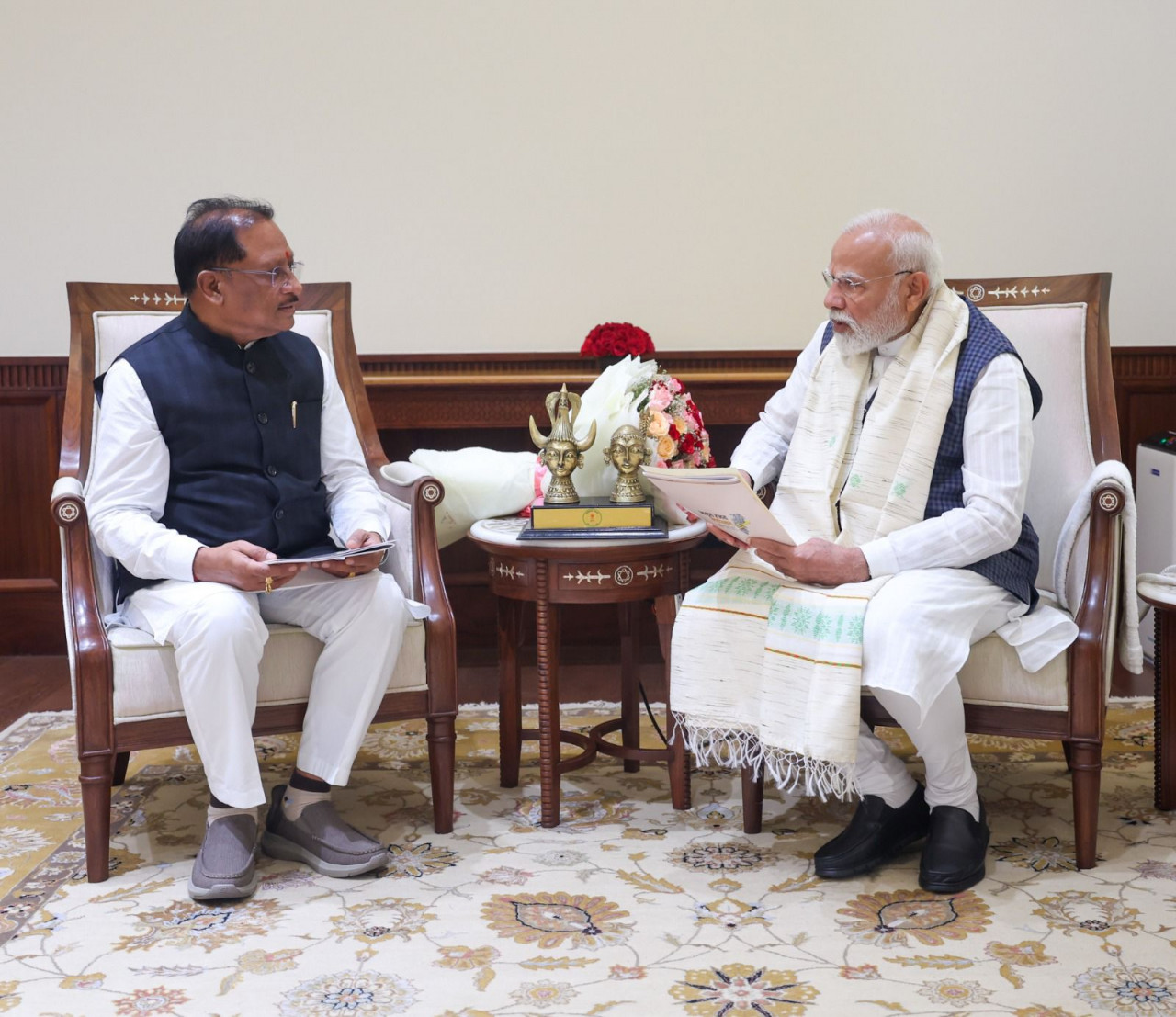 प्रधानमंत्री मोदी से मिले मुख्यमंत्री विष्णुदेव साय, छत्तीसगढ़ के विकास को मिली नई रफ्तार