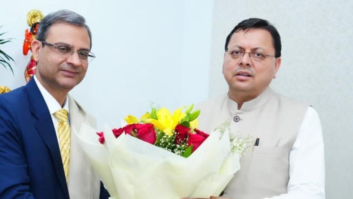 सीएम पुष्कर सिंह धामी से आरबीआई गवर्नर संजय मल्होत्रा ने की शिष्टाचार भेंट