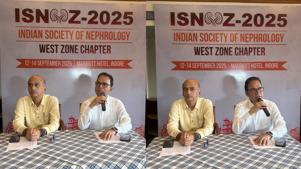किडनी देखभाल और नए उपचार पर इंदौर में होगी चर्चा: इंडियन सोसाइटी ऑफ नेफ्रोलॉजी, वेस्ट ज़ोन चैप्टर का वार्षिक सम्मेलन