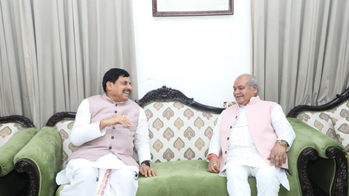 विधानसभा अध्यक्ष तोमर से मिले सीएम मोहन यादव, बंद कमरे में आधे घंटे तक चली चर्चा