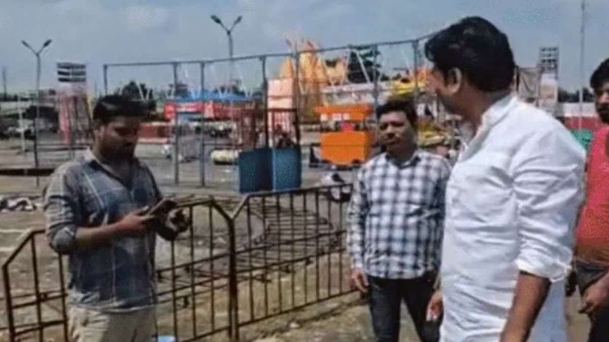 Indore के कनकेश्वरी मेला मैदान में ठेके को लेकर विवाद, भाजपा नेताओं के हस्तक्षेप से हटाया गया मुस्लिम ठेकेदार