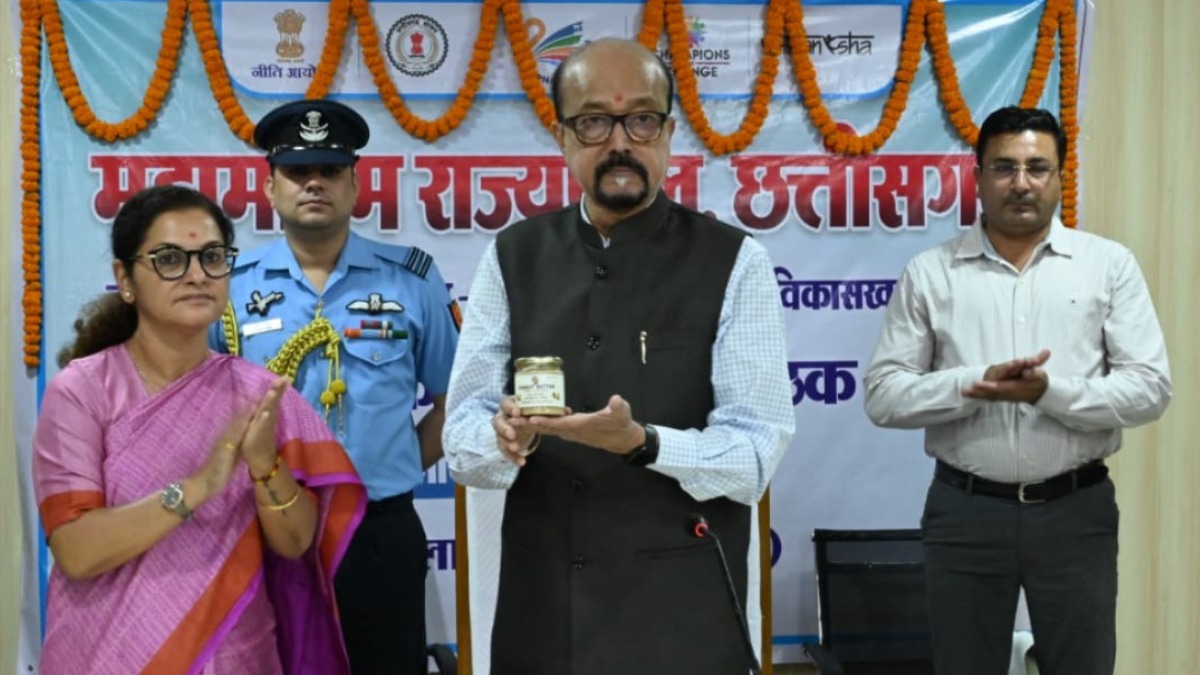 राज्यपाल ने कोरिया में पीनट बटर हनी फ्लेवर्ड उत्पाद का किया शुभारंभ