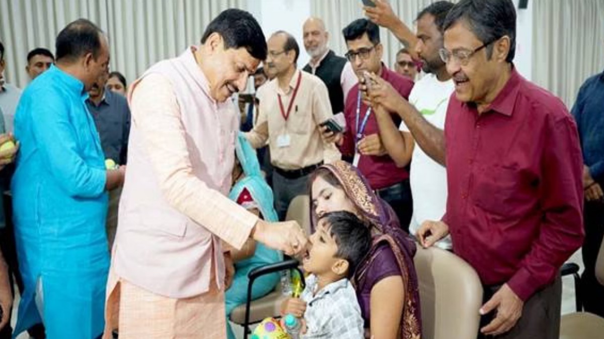 सीएम मोहन यादव ने शुरू किया तीन दिवसीय पल्स पोलियो अभियान, अभिभावकों से की यह खास अपील