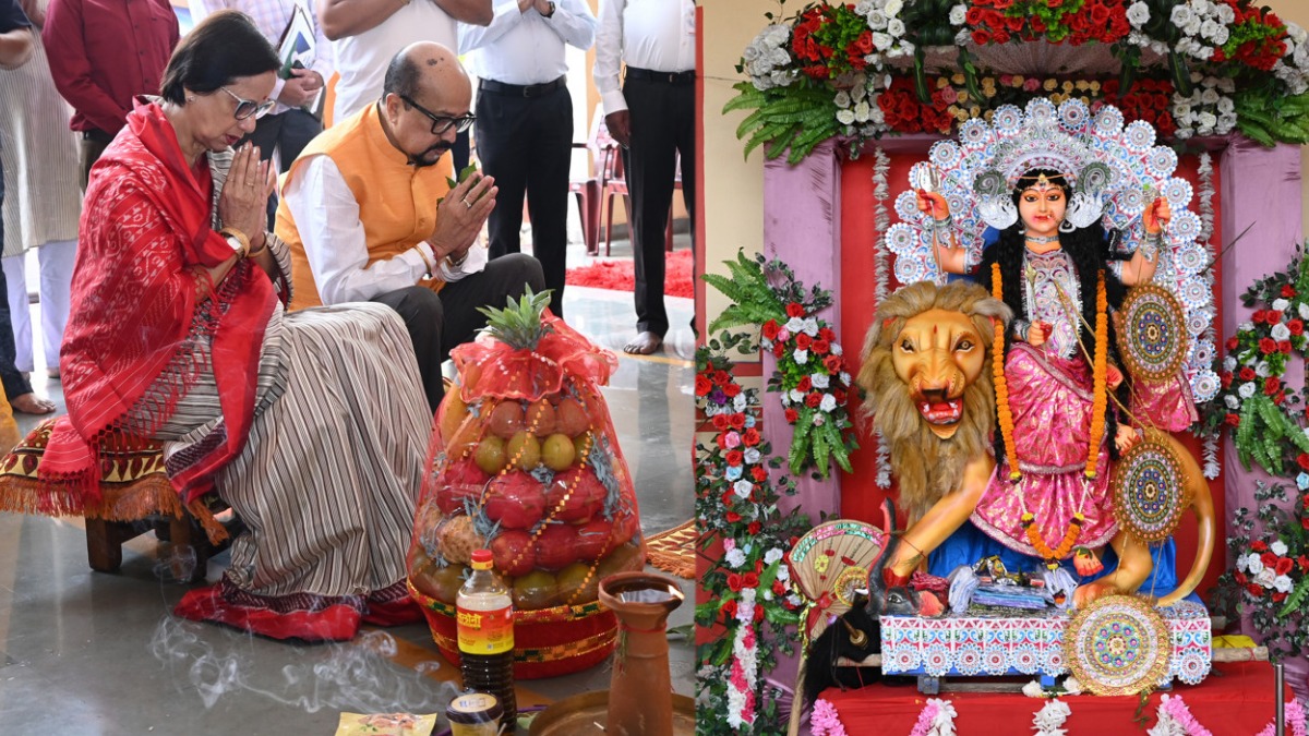 राज्यपाल डेका ने महाकालीबाड़ी विश्वनाथ मंदिर में सपत्निक की पूजा-अर्चना