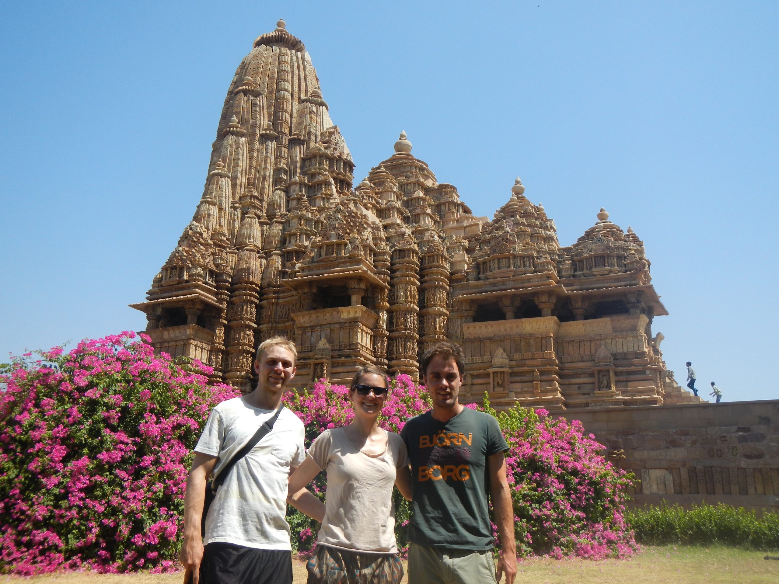 Foreigners in Khajuraho