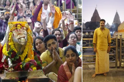 साउथ सुपर स्टार रवि मोहन ने उज्जैन में किए महाकाल के दर्शन, बोले – यहां आकर आत्मा को मिली शांति