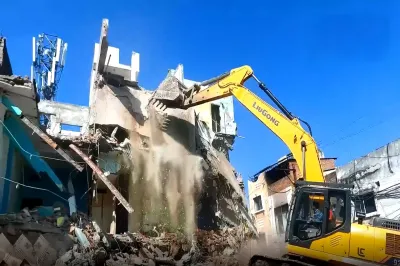 उज्जैन के बेगमबाग में फिर चली बुलडोजर, यूडीए की बड़ी कार्रवाई, 12 मकान और दुकानें हुई जमींदोज