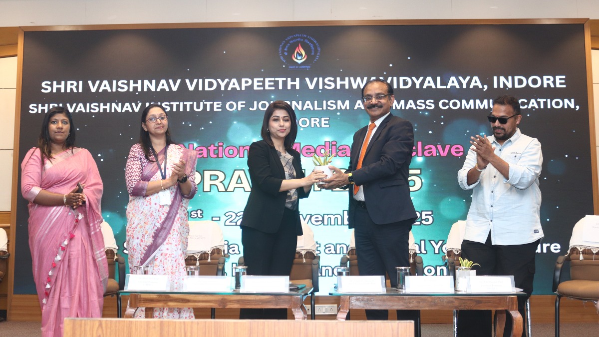 श्री वैष्णव विश्वविद्यालय का मीडिया कॉन्क्लेव हुआ संपन्न, PRAVAH 2025 में मीडिया के बदलते स्वरूप पर हुआ सार्थक संवाद
