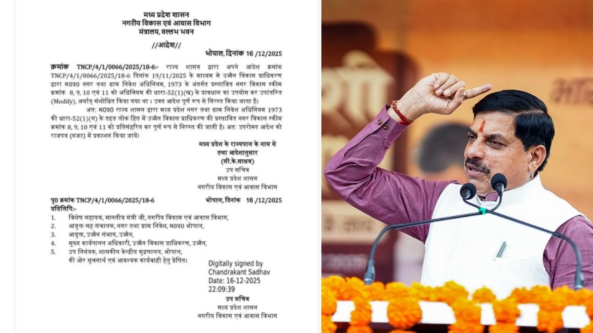 एमपी सरकार ने वापस लिया Land Pooling Act, आदेश हुआ जारी