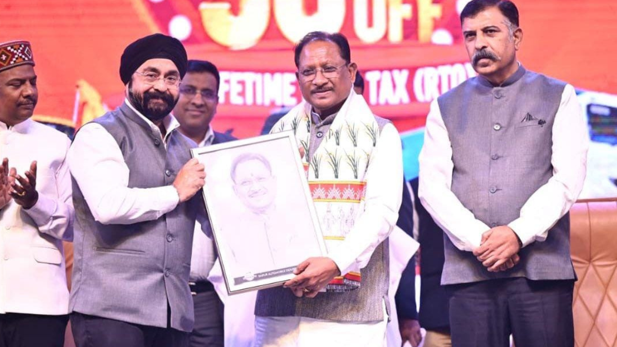 मुख्यमंत्री विष्णु देव साय राडा ऑटो एक्सपो-2026 के शुभारंभ कार्यक्रम में हुए शामिल