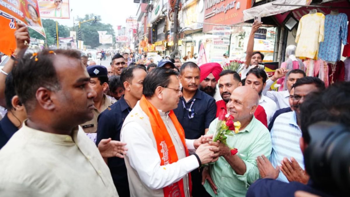 सीएम धामी देहरादून के प्रेमनगर में आयोजित जीएसटी बचत उत्सव कार्यक्रम में हुए शामिल