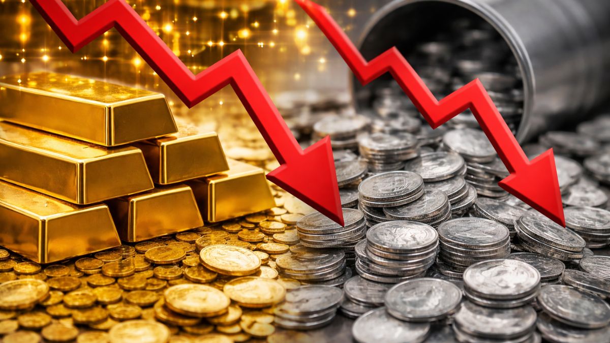 Gold Silver Price : 1 लाख 60 हजार रुपए सस्ती हुई चांदी, सोने के भाव में भी आई बड़ी गिरावट, जानें आज का ताजा भाव