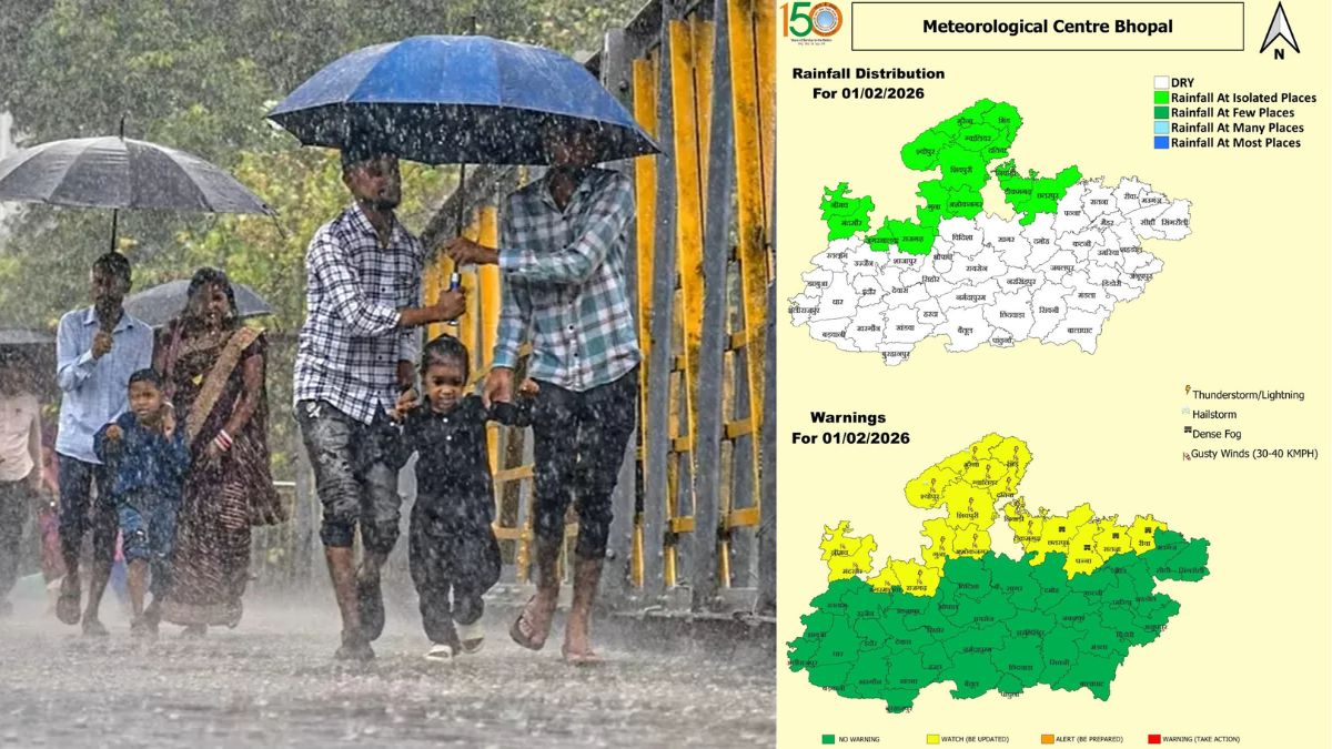 MP के 15 जिलों में चलेगी आंधी, होगी बारिश, IMD ने जारी किया अलर्ट