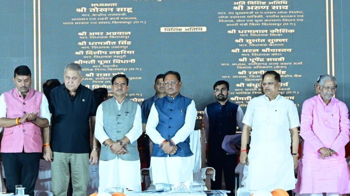 सीएम साय ने बिलासपुर में 26 करोड़ से अधिक के विकास कार्यों का किया लोकार्पण और शिलान्यास
