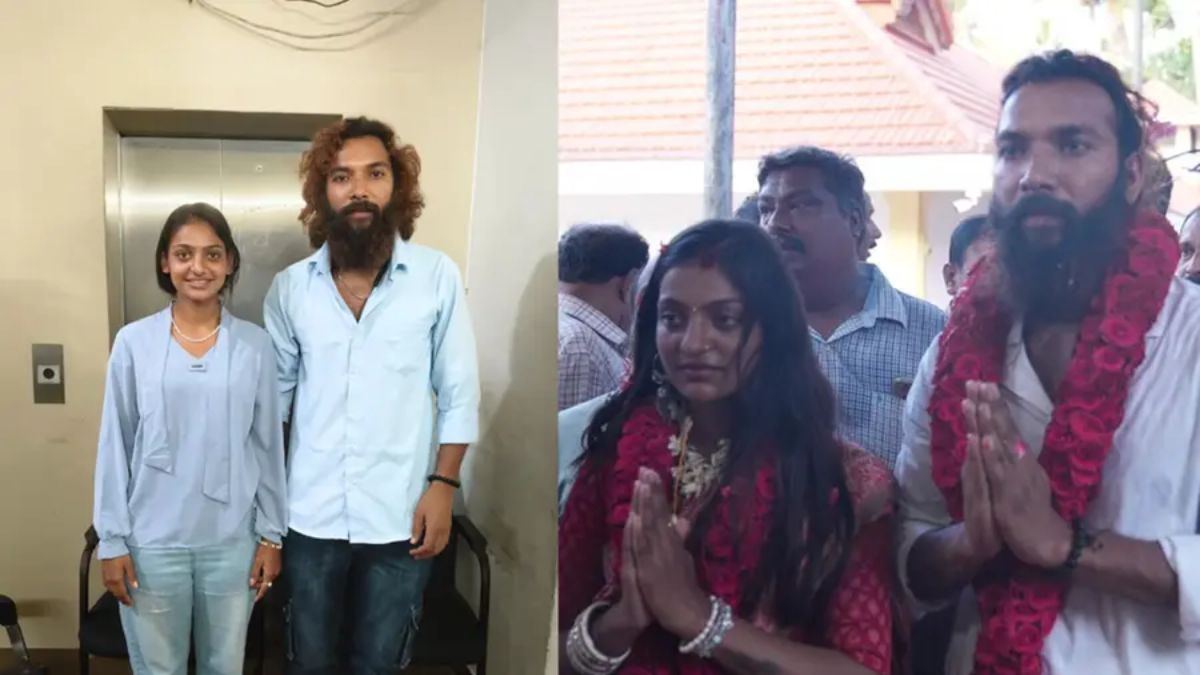 महाकुंभ गर्ल मोनालिसा ने मुस्लिम प्रेमी फरमान खान से की शादी, परिवार के विरोध के बाद केरल के मंदिर में लिए सात फेरे
