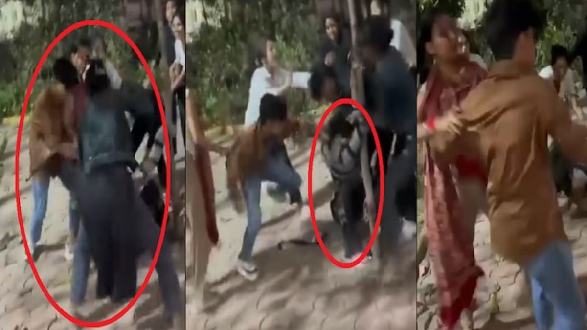 इंदौर में युवती के साथ बेहरमी से हुई मारपीट, छेड़छाड़ के विवाद में हुआ झगड़ा, देखें वीडियो