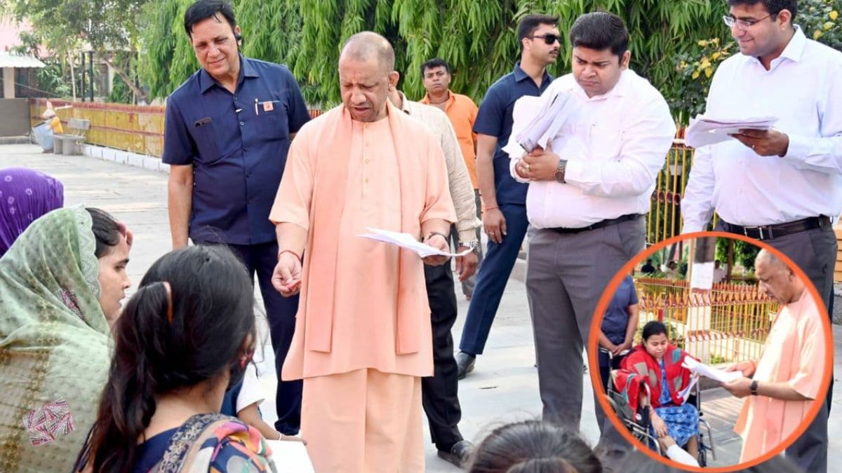 जनता दर्शन में बीमार बच्चे को देख भावुक हुए CM योगी, बोले- इलाज में नहीं आने देंगे कोई बाधा