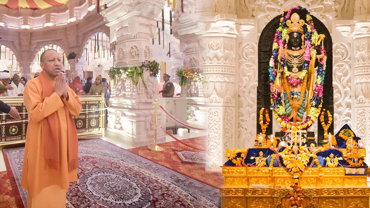 बुधवार को अयोध्या दौरे पर रहेंगे सीएम योगी, शिव मंदिर पर करेंगे ध्वजारोहण, 1 हजार अतिथि होंगे शामिल