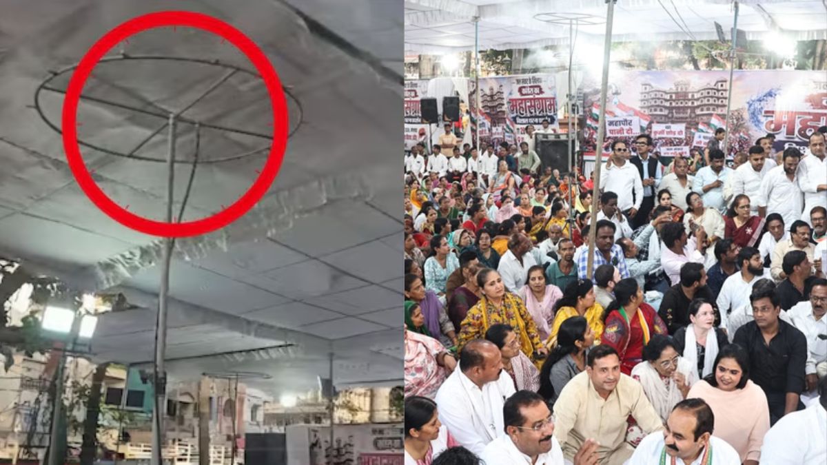 इंदौर में जलसंकट पर प्रदर्शन कर घिरी कांग्रेस, पानी छिड़कने वाली मशीन लगाना पड़ा महंगा, खुद ही हो गए ट्रोल