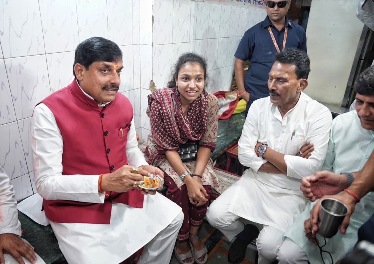 Mohan Yadav at Rajwada