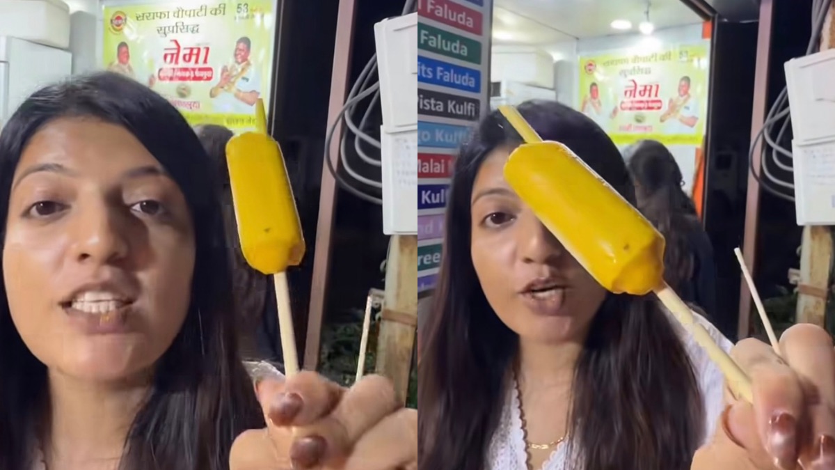 इंदौर में नेमा कुल्फी की कुल्फी के अंदर मिला मच्छर, आप भी खाने से पहले देखें वीडियो