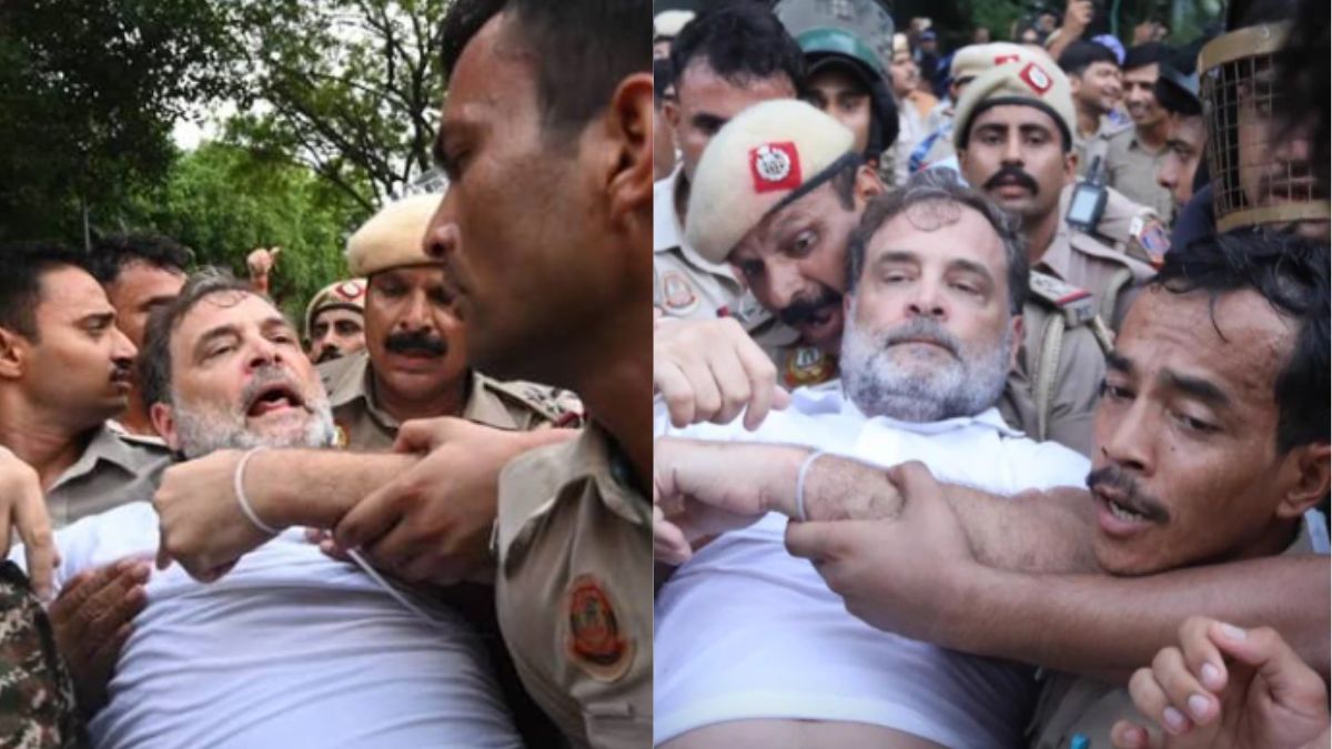 पुलिस ने राहुल गांधी को हिरासत में लिया, पीएम आवास के बाहर धरना देकर धर्मेंद्र प्रधान को हटाने की कर रहे थे मांग
